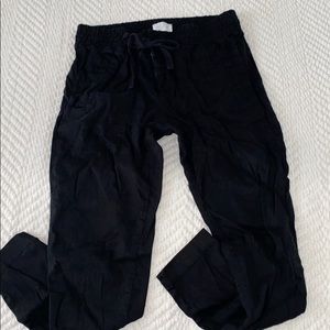 Lou & grey black linen pants